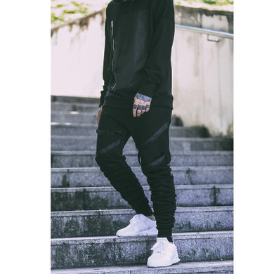HEYGUYS 2017 elastic high quality street fashion slim high street male casual pants sweatpants jogger  men pants