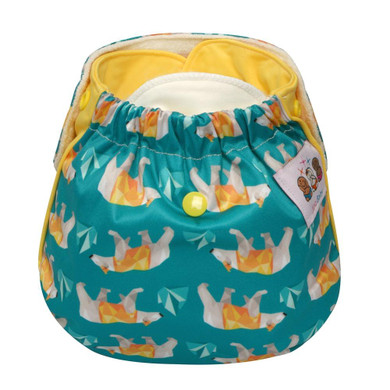 Hey Polar Bear!JinoBaby Newborn Cloth Diaper - One Size AIO Bamboo Care for Babies