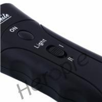 Heropie Remote Dog Training Collar Black Trainer Pet Double Heads Repeller High Quality Training Device with LED Light Outdoor