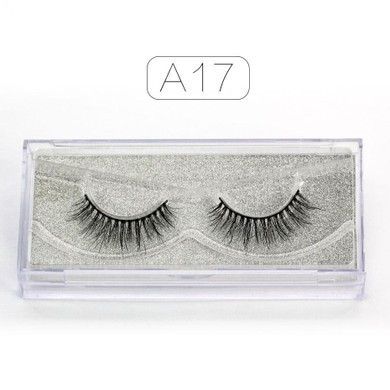 Genailish Mink Lashes Real Mink False Eyelashes Natural Cilios lashes Handmade Fake Eye Lashes Extension for makeup-A03
