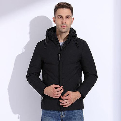 GAREMAY Men's Down Jackets With White Duck Down Coats Winter Male Plus Size Hooded Coat For Man Parkas Warm Feather Jacket Men