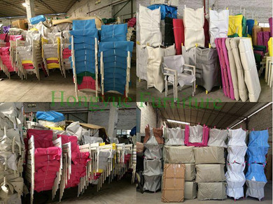 Garden patio rattan disassemble sofa set furniture with cushions