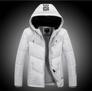 IGGY Warm Thick Men's Winter Jacket For Men Padded Coat Mens Windbreaker Black Snow Hooded Parka Jackets Red Gray Black Blue