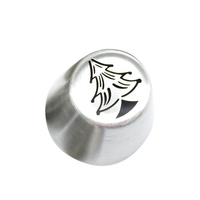 Icing Piping Tips Christmas Tree Special Russian Leaf Nozzle Bakeware Cupcake Cake Decorating Pastry Baking Tools New