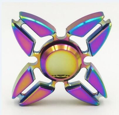 Quality Scrub/Colorful/Metal Fidget Spinner Triangle EDC Finger Hand Spinner For Autism/ADHD Anxiety Stress Relief Focus Toys