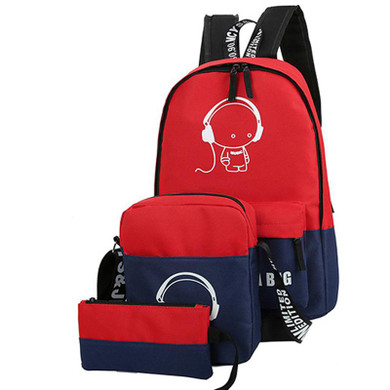 High Quality Durable School bag for Students Fashion Canvas School Backpack for Teenagers Girls New Shoulders bag Composite bags