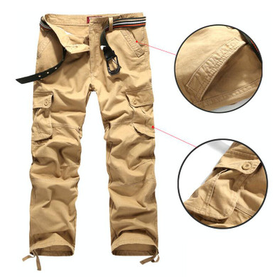 High Quality Cotton Men Casual Straight Pants Army Military Pants Plus Size 30-44 Men Cargo Pants Army Pant