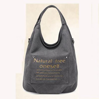 High Quality Canvas Women Handbag Casual Large Capacity Hobos Bag Brand Female Totes Bolsas Vintage Solid Woman Shoulder Bag