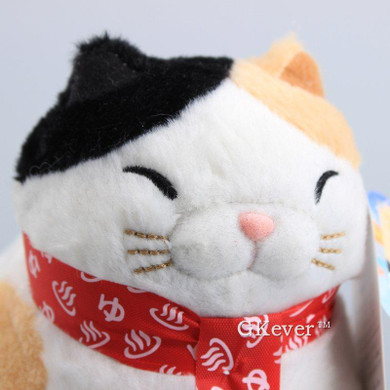 High Quality Anime Hige Manjyu Maekake Cat Soft Stuffed Animals Cute Mi-sama Plush Toy Dolls 7" 18 CM X'mas Gift