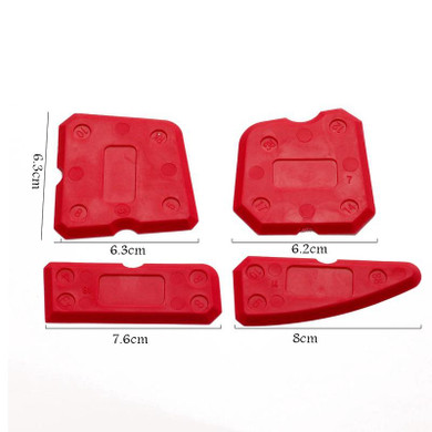 High Quality 4pcs Sealant Scraper Caulking Tool Kit Joint Sealant Silicone Grout Remover Scraper Hand Tools Combination 2A0219