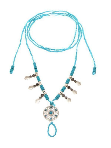 Bohemia Handmade Weave Cotton Thread Footchain Accessories