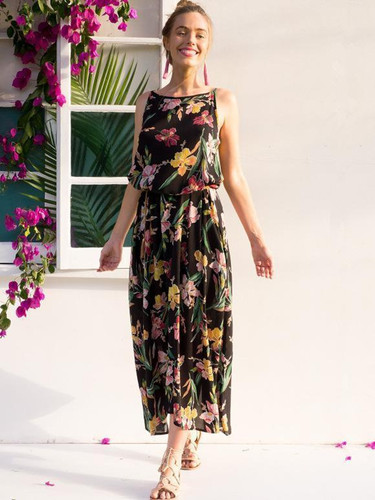 Bohemia Floral Waisted Dresses