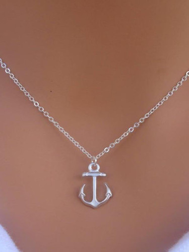 Bohemia Boat Anchor Necklace Accessories