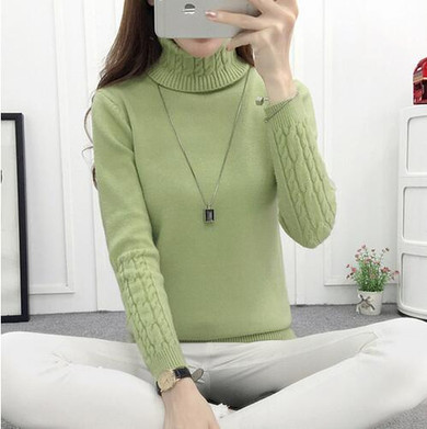 OHCLOTHING Hot 2017 Spring Autumn Winter Pullovers Fashion turtleneck Sweater Women twisted thickening slim pullover sweater