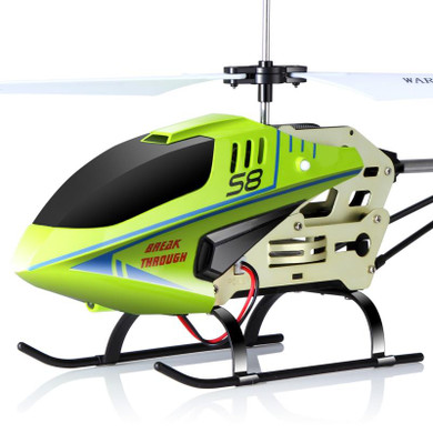 Official SYMA S8 3CH RC Helicopter with Gyro Remote Control Toys Mini Drone LED Flashing Aluminum Anti Shatter Aircraft