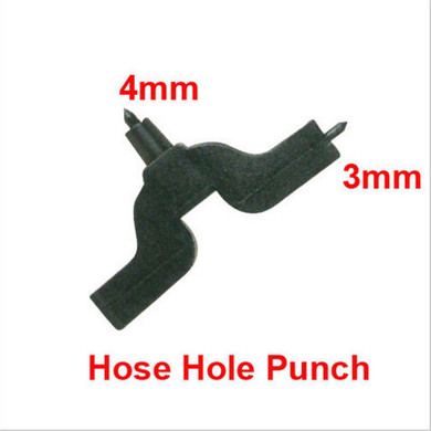 Water Irrigation Fittings 3mm&amp;4mm Hose Hole Punch 1/4" Connector Drip Hose Tools Holes Puncher Micro Irrigation System