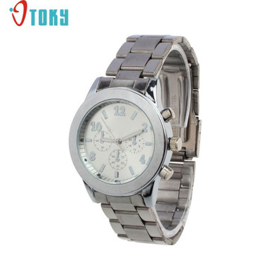 Watches OTOKY Willby  Ladies Women Girl Unisex Silver Stainless Steel Quartz Wrist Watch 161212 Drop Shipping