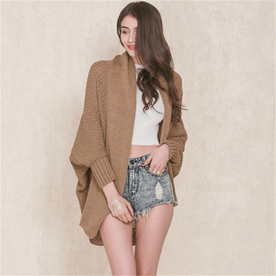 Warm Womens Autumn/Winter Loose Sweater Long Sleeve Knitted Cardigan Outwear Jacket Coat Warm Womens Autumn/Winter Loose Sweater Long Sleeve Knitted Cardigan Outwear Jacket Coat