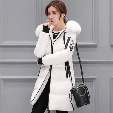 Warm Women Winter Jacket Plus Size 2017 Fashion Womens Jacket Thick Big Fur Hooded Long Down Cotton Padded Female Coat Parka
