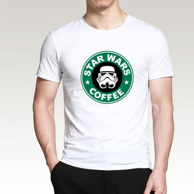 2017 New Arrival Summer Men's T Shirt Star Wars Printed 100% Cotton Short Sleeve O-Neck T-shirt Hip Hop Streetwear Tops Tee