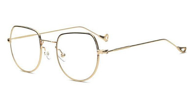 Peekaboo ocean small square sunglasses women fashion 2017 gold metal clear blue sunglasses for men small size uv400