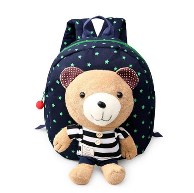 PECKHAMRYE Animal kids backpack bags for kids boys baby's bags Boys Girls Babies School Bags Backpacks Cartoon bear Doll