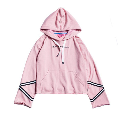 PASS 2017 Autumn Women Sweatshirts Fashion Long Sleeve Letter Print Hoodies Casual Style Loose Cotton Femme Clothes