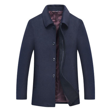 2017 Winter plus size 7XL 6XL 5XL 4XL Men's Woolen Jackets Cashmere Coat Business Casual Wool &amp; Blends Jacket Overcoat