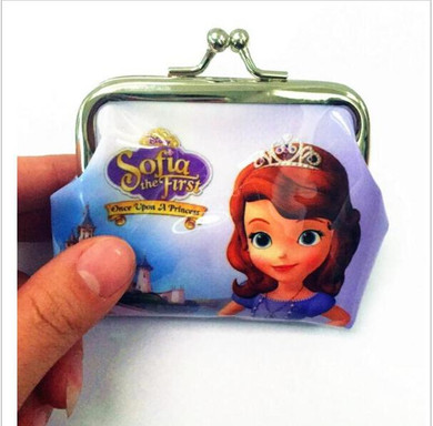 New Sofia/Snow White Princess Coin Purse kids wallet Girls Kids money bag