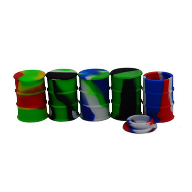 New silicone Wax Container 26ml oil barrel Silicon dab tool storage oil Jars Concentrate Case for slick oil/hash/butane oil