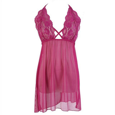 New Sexy Women Lace Dress Lingerie Underwear Nightwear Sleepwear +G-string Plus Size
