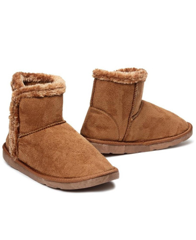 Fur Boots - Tan