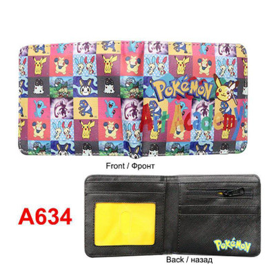 Japan Cute Cartoon Pokemon and Pokemon Sun Moon Comic Wallet Mens Womens Purse Zipper Short Slim Leather Coin Balso Money Pocket