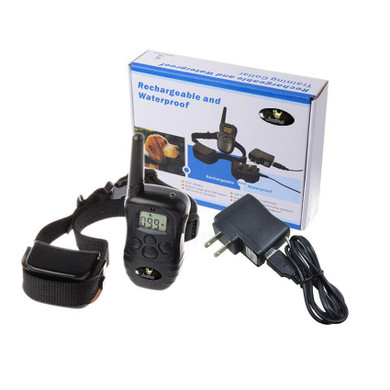 JANPET Rechargeable And Water-resistant 300 Meters Remote Electric Shock Anti-bark Pet Dog Training Collar With LCD Display