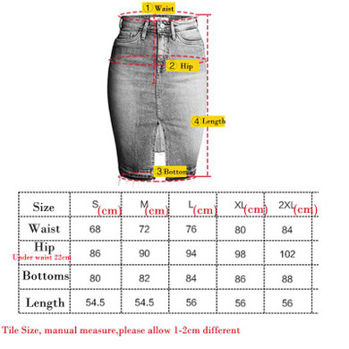 Fashion Denim Skirts Womens 2016 Front Slit Summer Jeans Skirt Midi High Waist Women Skirt