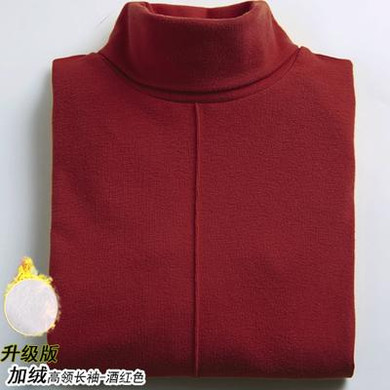 Fashion cotton blouses women 2017 winter Turtleneck long sleeve thick warm velvet blouse shirts women plus size blusas mujer