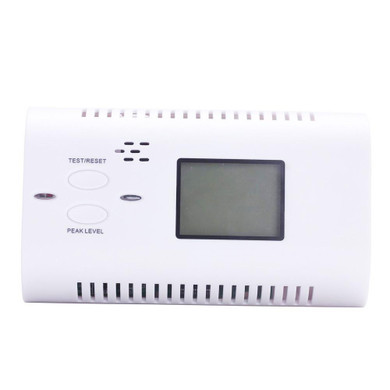 Battery-Operated CO Carbon Monoxide Detector Alarm Sensor Smart Digital Human Voice Warning LCD Display Gas Detector Sensor