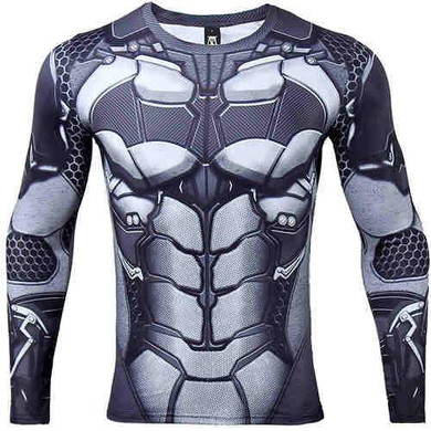Batman 3D Printed T shirts Men Compression Shirt 2017 New Cosplay Long Sleeve Tops Male Crossfit Fitness BodyBuilding Clothing
