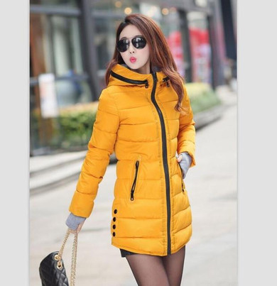 Orwindny Wadded Clothing Female 2017 New Women's Winter Jacket Cotton Jacket Slim Parkas Ladies Coats XS-XXL