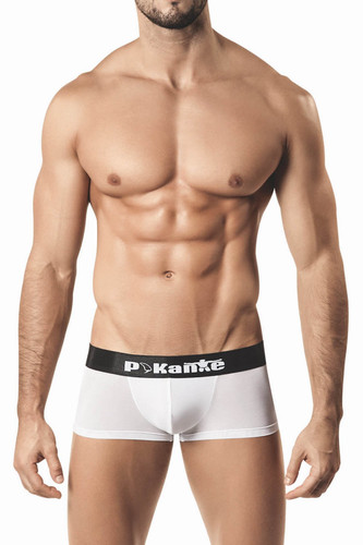 Pikante White Rextol Latin Boxer Trunk