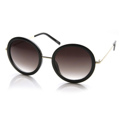 European Round Fashion Designer Women's Sunglasses
