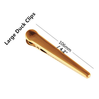 Electroplated Brass Clips Bulldog Clips Duckbill Clips For Office Clips Clamps Ticket storage metal sealed port folder