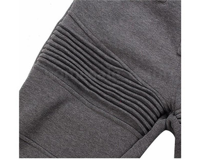 Elastic Waist Sweatpants Men 2017 Brand New Motorcycle Biker Sweatpants Boy Casual Hip Hop Streetwear Slim Fit Mens Harem Jogger