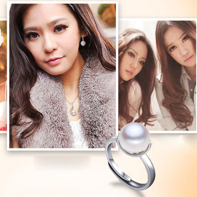 NYMPH Pearl Jewelry Sets Natural Freshwater Pearl Necklace Pendant Earrings Bracelet Fine Jewelry For Women Gift[tc1027]