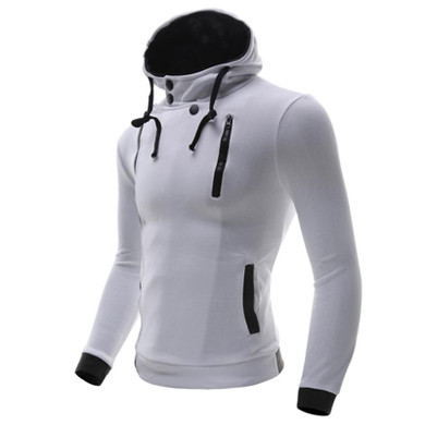 New Brand Sweatshirt Men Hoodies Fashion Solid Fleece Hoodie Mens Hip Hop Hoody Men's Tracksuits Slim Fit Men Sweatshirt