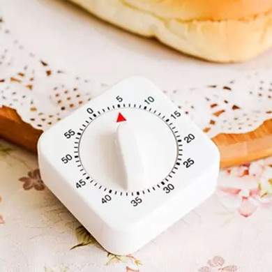 New Arrivals White Kitchen Square 60 Minute Mechanical Timer Reminder Counting high quality