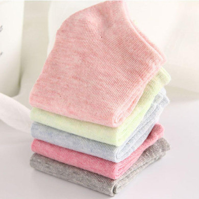 New Arrivals Candy Colors Socks Women's Summer Autumn Cotton and Bamboo Socks Solid Low Cut No Show Boat Socks