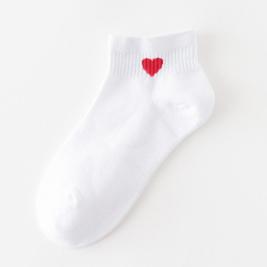 Heart Cute College Wind Simple Female Socks Warm Comfortable Cotton Sweet Ship Boat Short Sock Thin Ankle Invisible Women socks