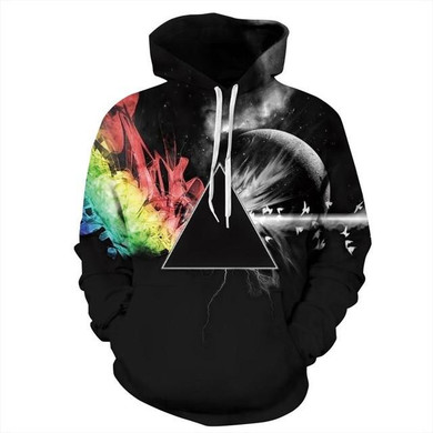 Headbook Brand Sweatshirts Men/women 3d Sweatshirts Print Sunlight Refraction Rainbow Hooded Hoodies Pullover Tops Hoody