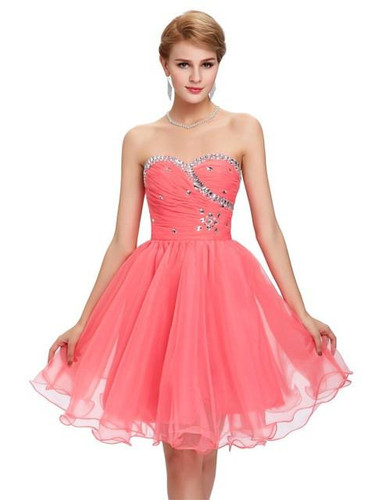Grace Karin Cheap Bridesmaid Dresses Under 50 Purple Blue Pink Short Bridesmaid Dress 2017 Ball Gown Organza Wedding Party Dress